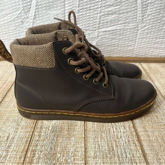 Dr Martens Maelly Air Wair Leather Padded Lace Up Boots Size 6 - Picture 4 of 11